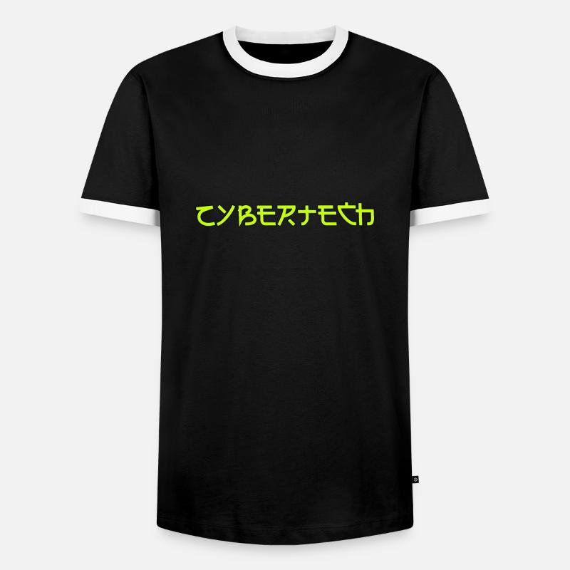 Cybertech Technowear - Men's Ringer Shirt - black/white