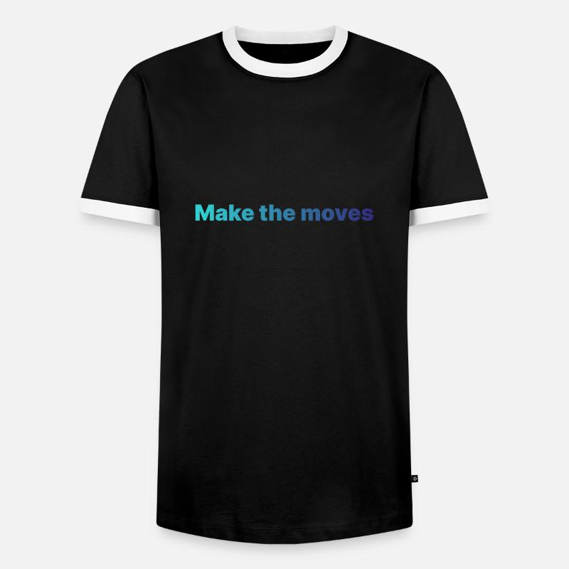 MTM2 - Männer Kontrast-T-Shirt - Schwarz/Weiß