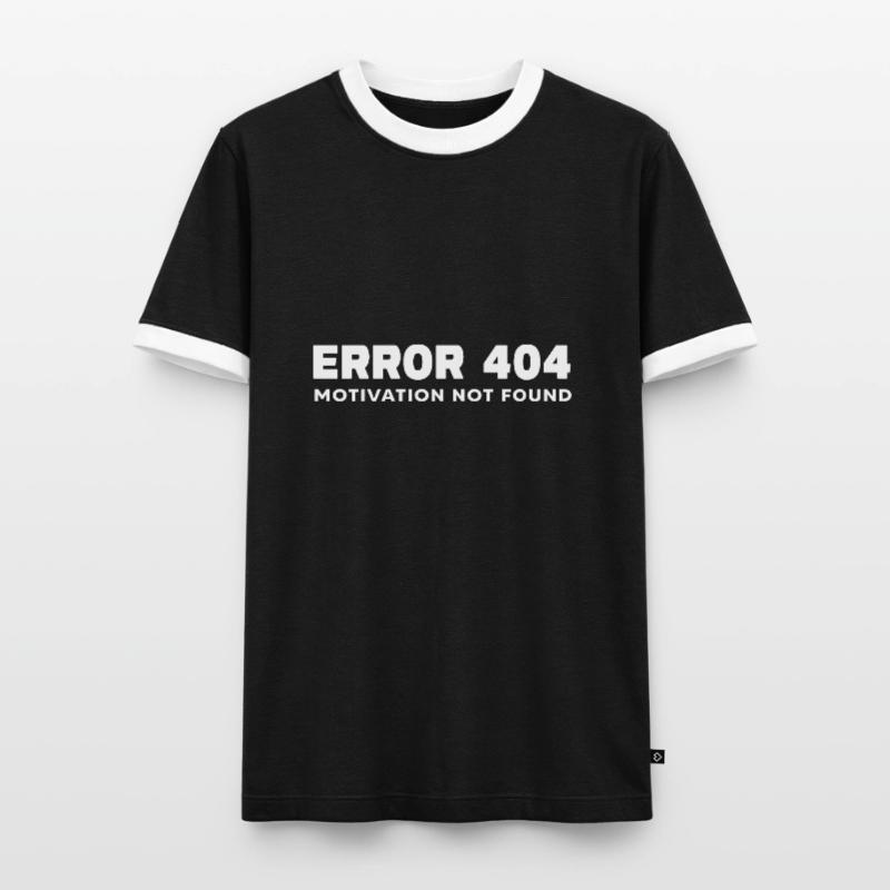 nerd coder server download error 404 Men's Ringer Shirt