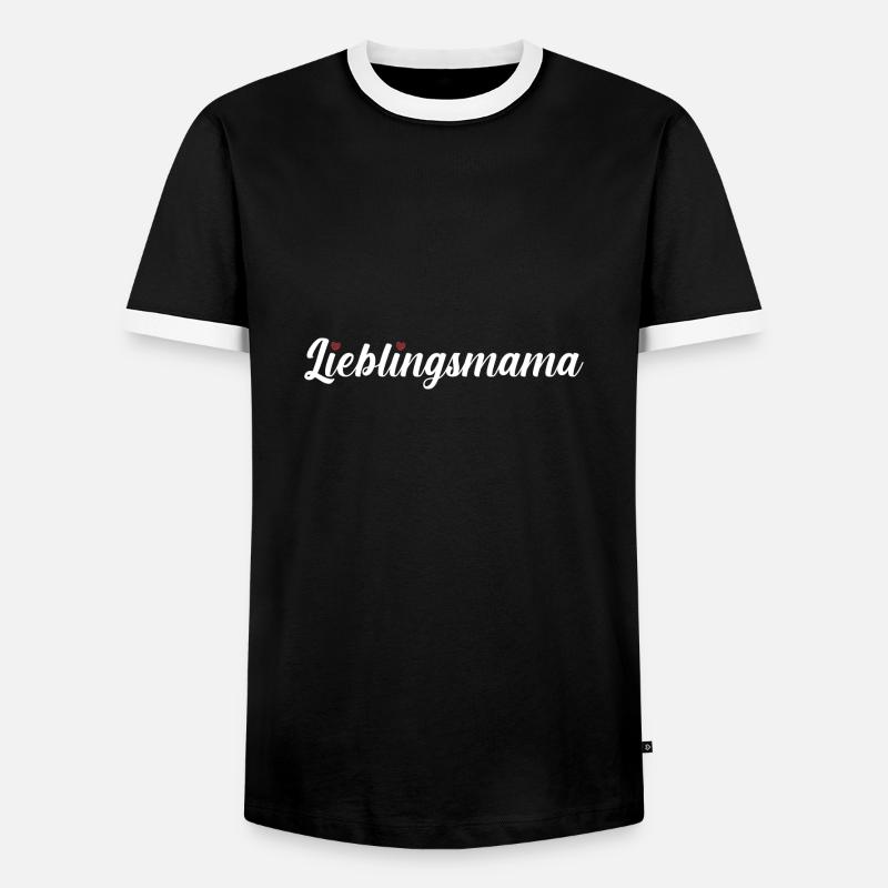 Mutter Beste Mama - Männer Kontrast-T-Shirt - Schwarz/Weiß