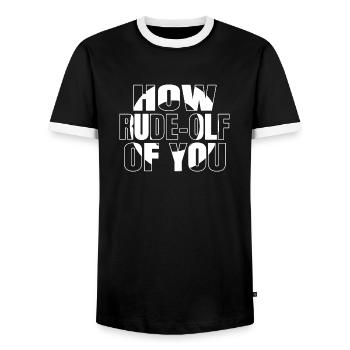 awesome beach jokes funny gym couples funny - Männer Kontrast-T-Shirt - Schwarz/Weiß - Vorne - AI Model Female 172 light (172cm) & AI Model Male 178 light (178cm)