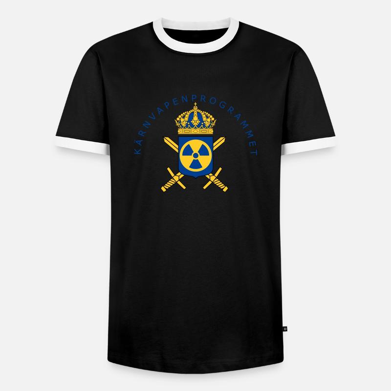 The Swedish Nuclear Weapons Programme - Men's Ringer Shirt - black/white
