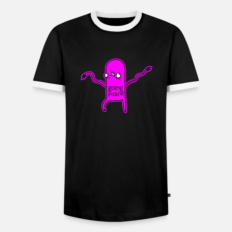 Going insane - Men's Ringer Shirt - black/white
