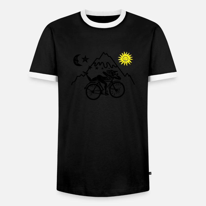 Dr. Albert Hofmann - Men's Ringer Shirt - black/white