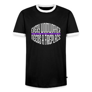 Gift Idea Tree Feller Sabrina Carpenter Tshirts - Men's Ringer Shirt - black/white - Front - AI Model Female 172 light (172cm) & AI Model Male 178 light (178cm)