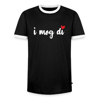 Lustiger Spruch Witzig Humor Geschenkidee - Männer Kontrast-T-Shirt - Schwarz/Weiß - Vorne - AI Model Female 172 light (172cm) & AI Model Male 178 light (178cm)
