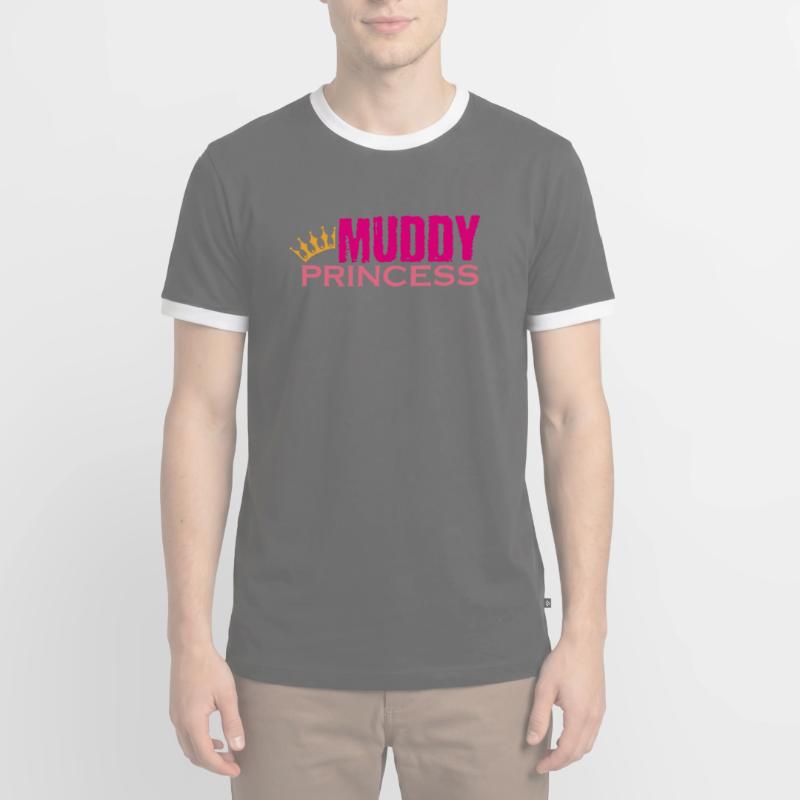 Chemise de course boueuse boue course à obstacles ocr Team princes T-shirt contrasté Homme