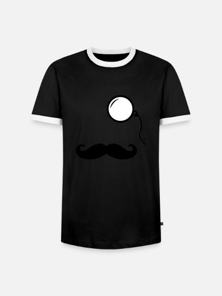 Like a Sir - Männer Kontrast-T-Shirt - Schwarz/Weiß