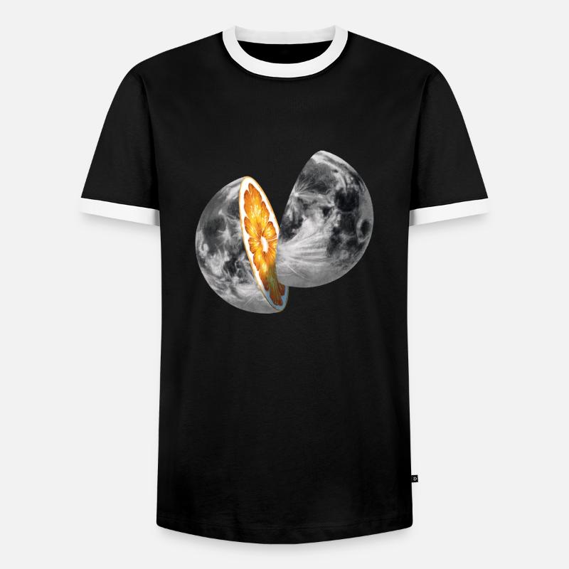 it's what's inside that counts - Männer Kontrast-T-Shirt - Schwarz/Weiß