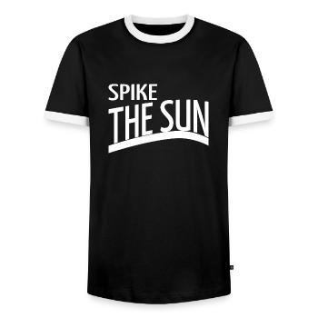 Geek Birthday Birthday Present Idea Summer Glow - Men's Ringer Shirt - black/white - Front - AI Model Female 172 light (172cm) & AI Model Male 178 light (178cm)