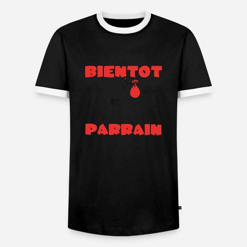 BALD PATE SEIN - Männer Kontrast-T-Shirt - Schwarz/Weiß