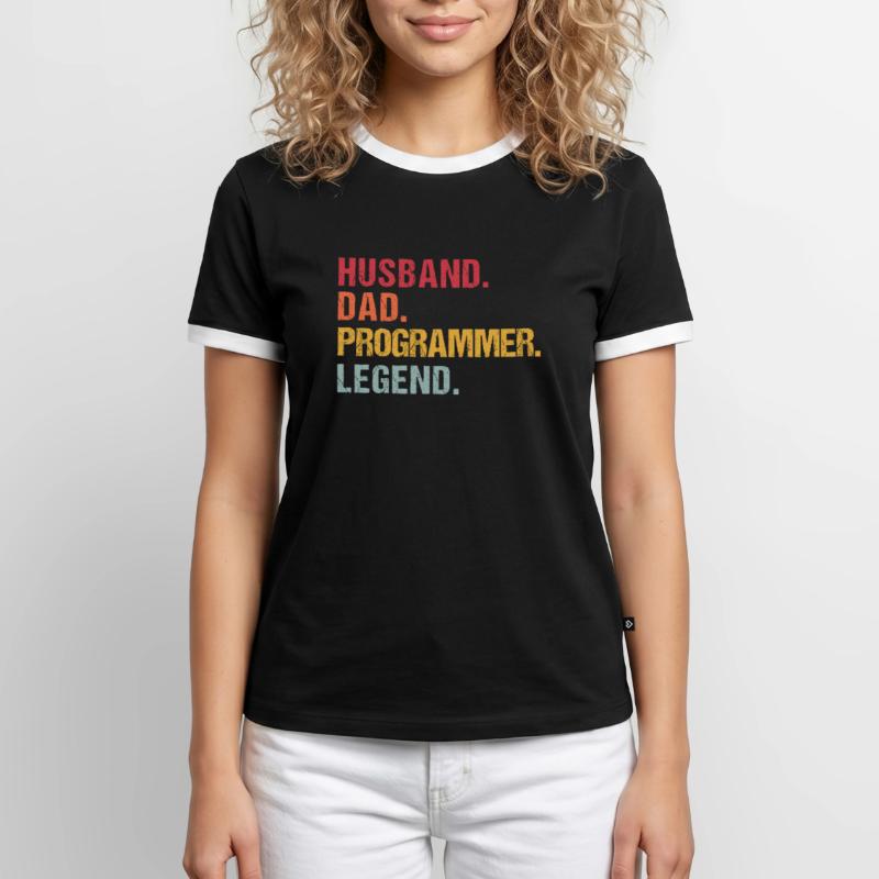 Programmierer Softwareentwickler Coder Sprüche Männer Kontrast-T-Shirt