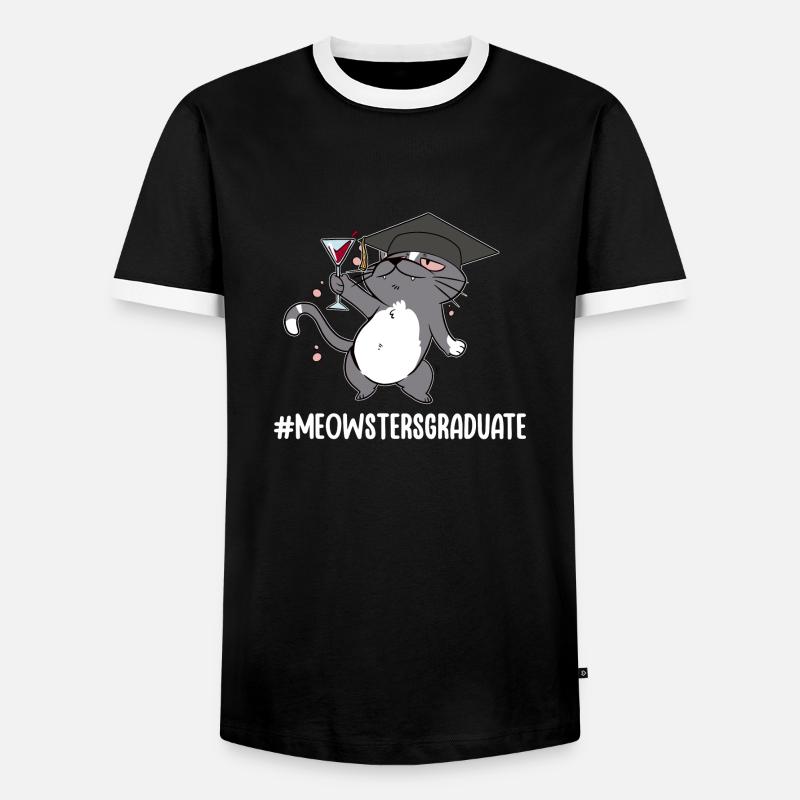 Master's Degree Studies Master's Degree - Men's Ringer Shirt - black/white