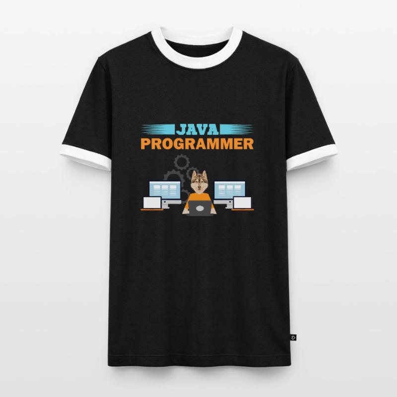 Java Programmer Men's Ringer Shirt