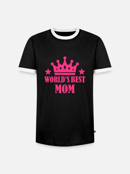 Mama - Männer Kontrast-T-Shirt - Schwarz/Weiß