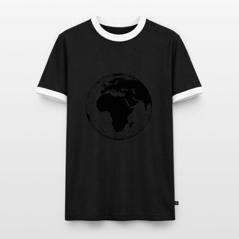 Globe terrestre - globe terrestre globe terrestre globe terrestre globe terrestre T-shirt contrasté Homme