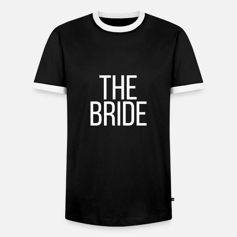 The Bride - Männer Kontrast-T-Shirt - Schwarz/Weiß