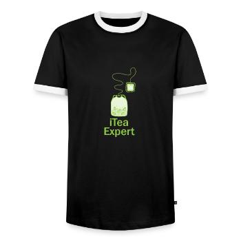 IT Expert Coding Beruf Spruch Geschenk - Männer Kontrast-T-Shirt - Schwarz/Weiß - Vorne - AI Model Female 172 light (172cm) & AI Model Male 178 light (178cm)