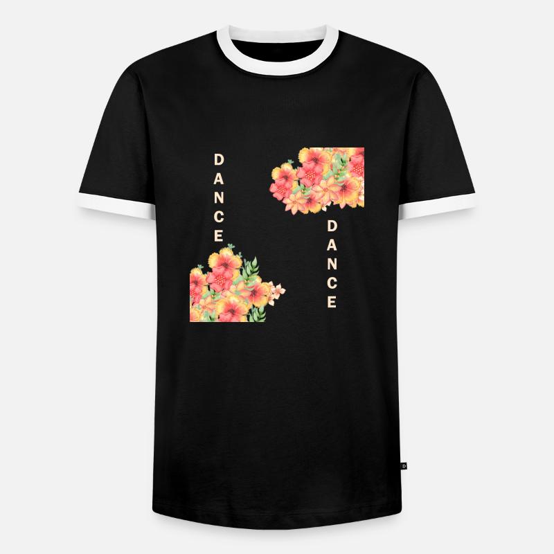 Dance dance - Men's Ringer Shirt - black/white