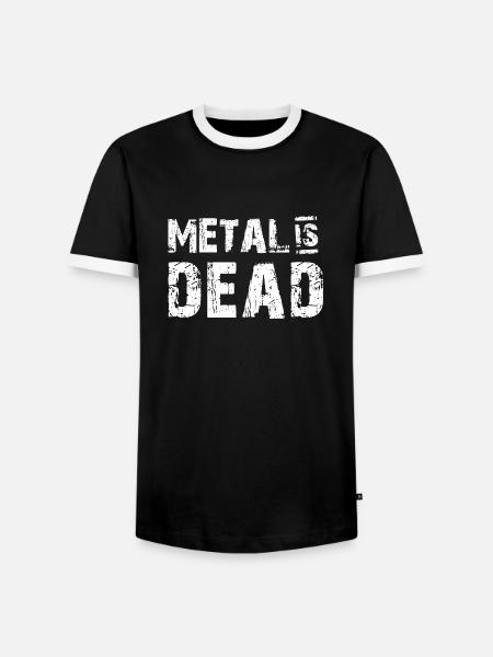 Musik Metal Konzert Metal - Männer Kontrast-T-Shirt - Schwarz/Weiß