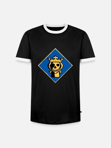Stockholm dead head - Men's Ringer Shirt - black/white