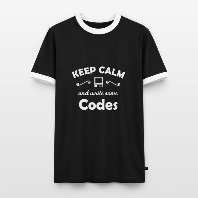Code Programmer Men's Ringer Shirt