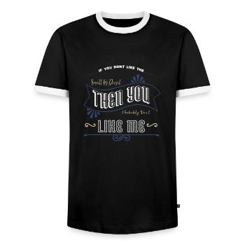 statement jokes technician baseballcoffeemug - Männer Kontrast-T-Shirt - Schwarz/Weiß - Vorne - AI Model Female 172 light (172cm) & AI Model Male 178 light (178cm)