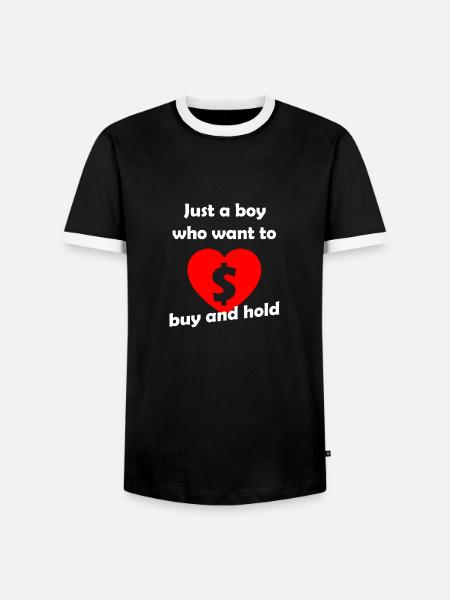 Die Investoren - Männer Kontrast-T-Shirt - Schwarz/Weiß