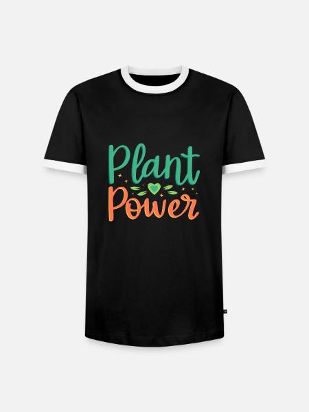 Power of plants - Men's Ringer Shirt - black/white