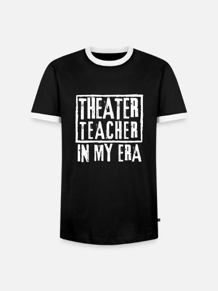 Theaterlehrerin in meiner Zeit - Männer Kontrast-T-Shirt - Schwarz/Weiß