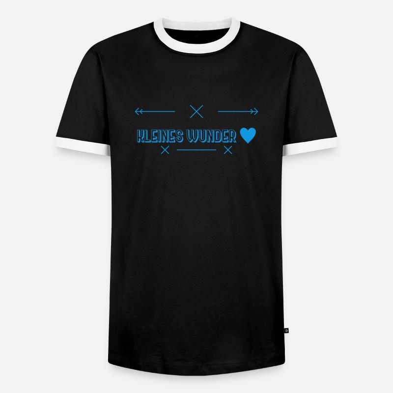 Babysprüche - Männer Kontrast-T-Shirt - Schwarz/Weiß