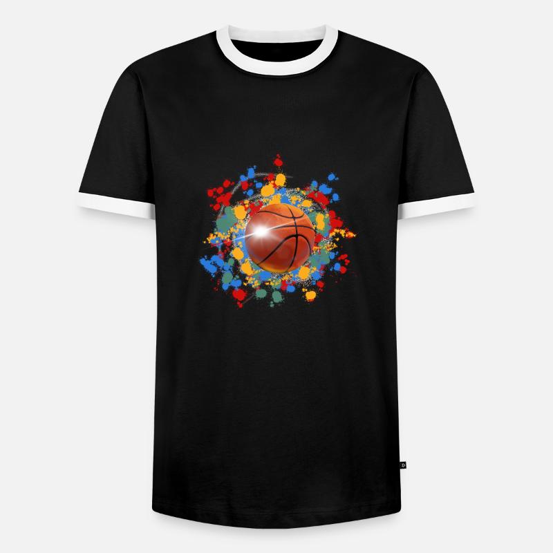 baba3 - Männer Kontrast-T-Shirt - Schwarz/Weiß