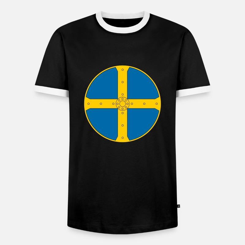 Viking - Men's Ringer Shirt - black/white