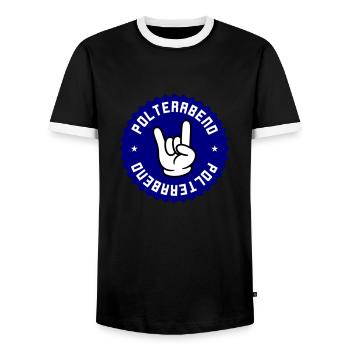Polterabend Hochzeit Party - Männer Kontrast-T-Shirt - Schwarz/Weiß - Vorne - AI Model Female 172 light (172cm) & AI Model Male 178 light (178cm)