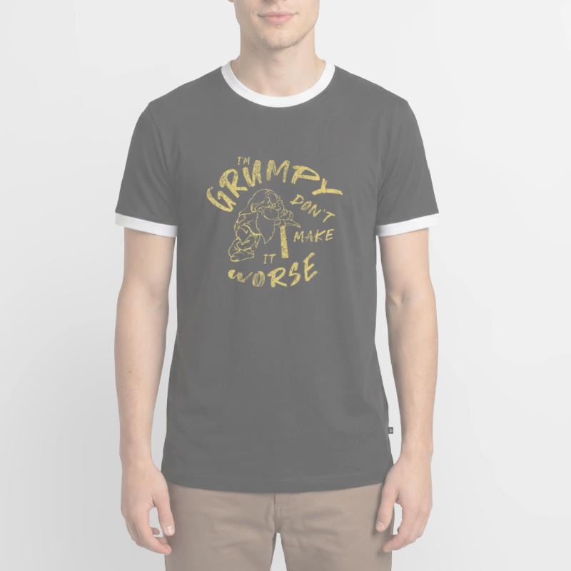 Grumpy dwarf - grumpy dwarf Men's Ringer Shirt