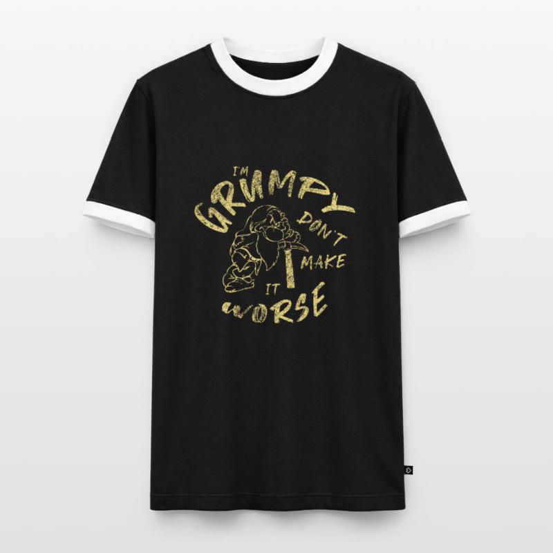 Grumpy dwarf - grumpy dwarf Men's Ringer Shirt