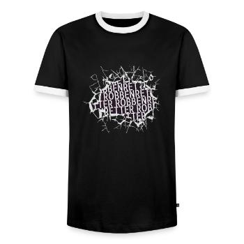 kinder animalliberationfront geek humor tierschutz - Männer Kontrast-T-Shirt - Schwarz/Weiß - Vorne - AI Model Female 172 light (172cm) & AI Model Male 178 light (178cm)