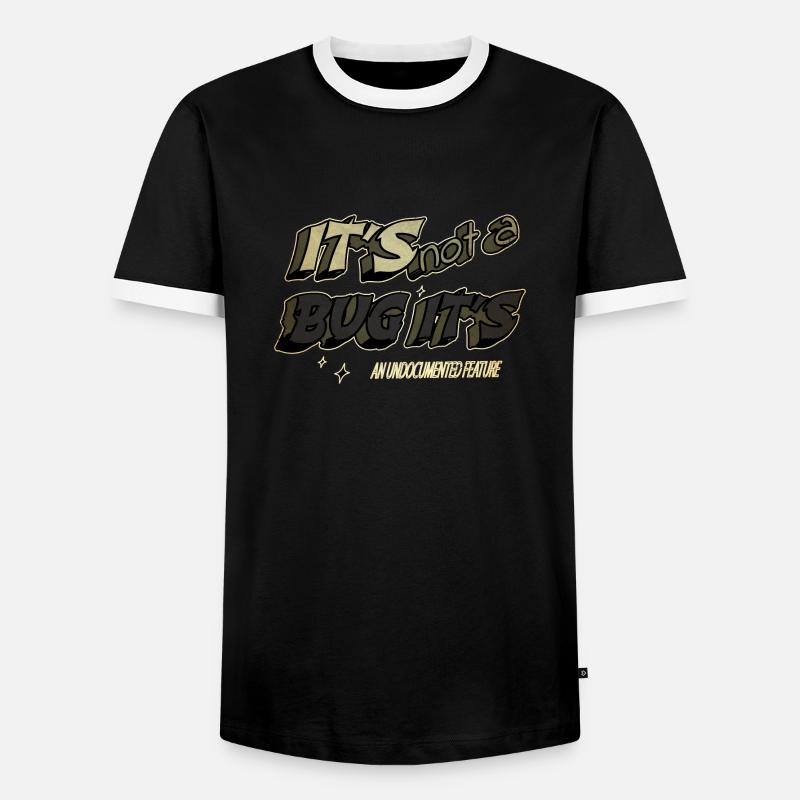 c sharp programming college student - Männer Kontrast-T-Shirt - Schwarz/Weiß