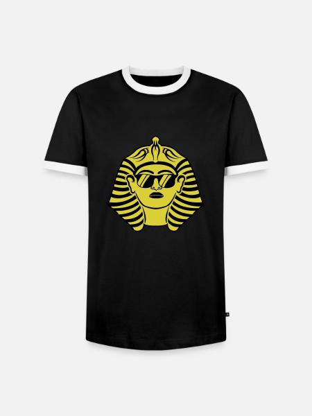 Pharaoh Sunglasses - Men's Ringer Shirt - black/white