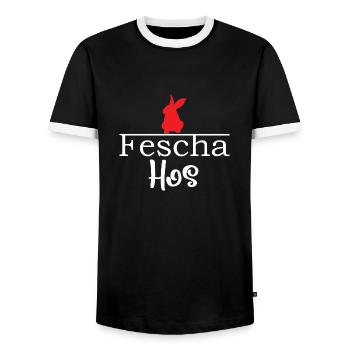 Lustiger Spruch Witzig Humor Geschenkidee - Männer Kontrast-T-Shirt - Schwarz/Weiß - Vorne - AI Model Female 172 light (172cm) & AI Model Male 178 light (178cm)