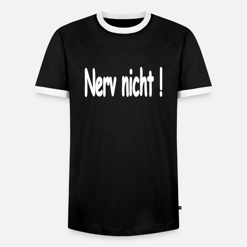 Auto - Männer Kontrast-T-Shirt - Schwarz/Weiß