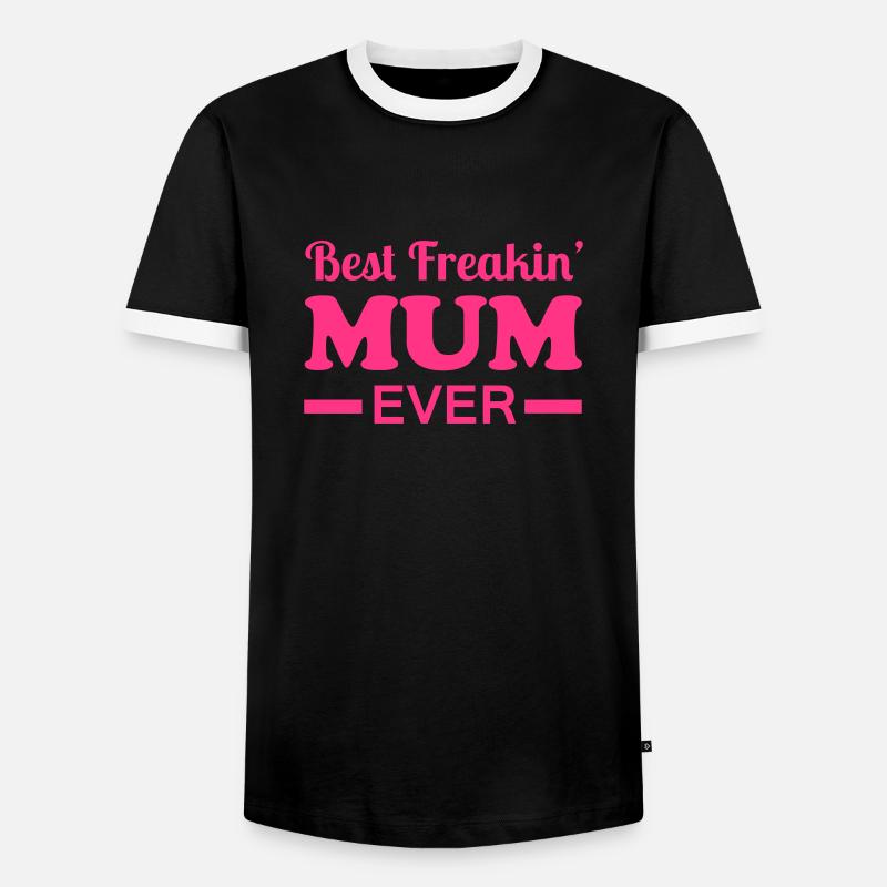Mum - Männer Kontrast-T-Shirt - Schwarz/Weiß