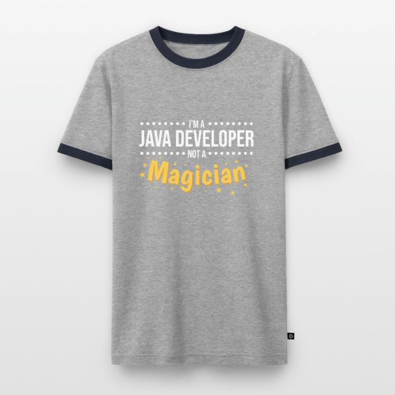 Java Developer Männer Kontrast-T-Shirt