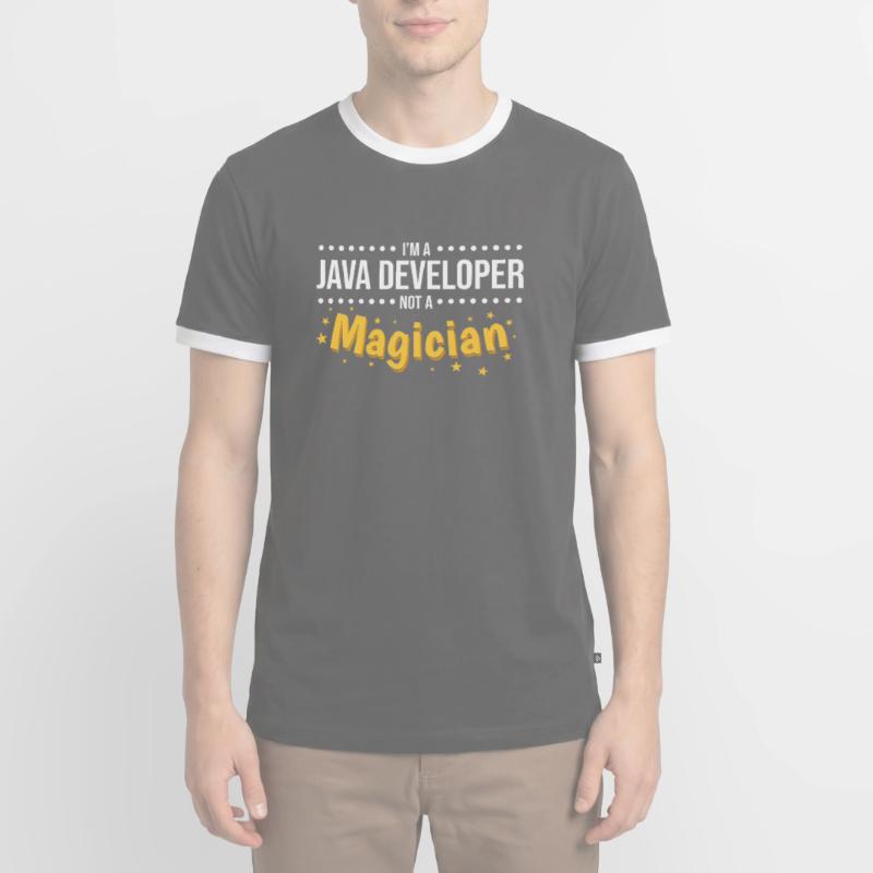 Java Developer Men's Ringer Shirt