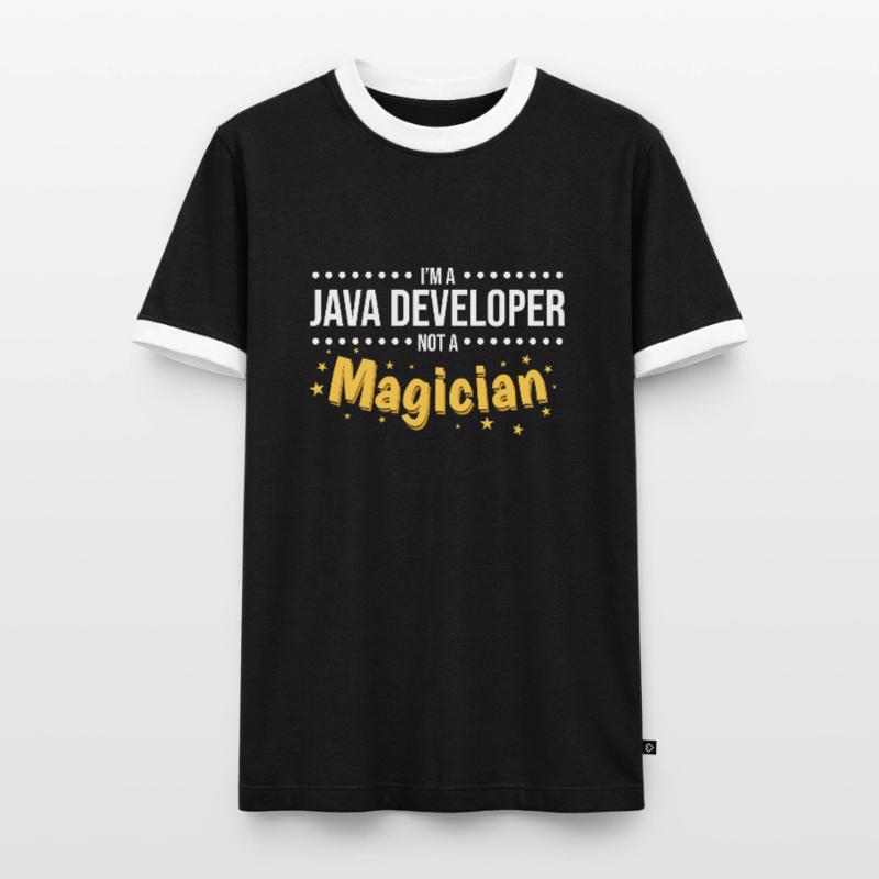Java Developer Men's Ringer Shirt