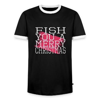 bday rod animal beard awkward beard gang dinosaur - Männer Kontrast-T-Shirt - Schwarz/Weiß - Vorne - AI Model Female 172 light (172cm) & AI Model Male 178 light (178cm)