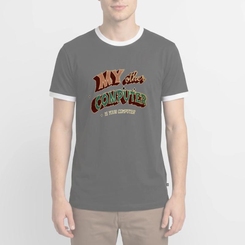 hacking coding hacking hack out glitch present Men's Ringer Shirt