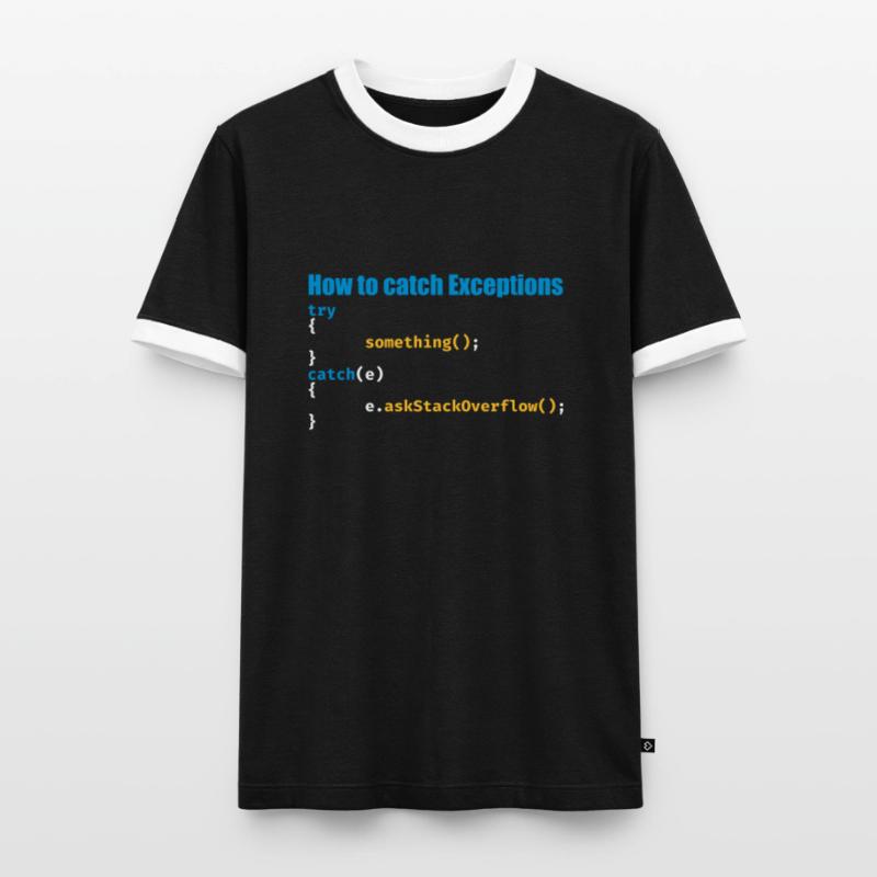 Programmer, Software, Computer Science, Developer Men's Ringer Shirt