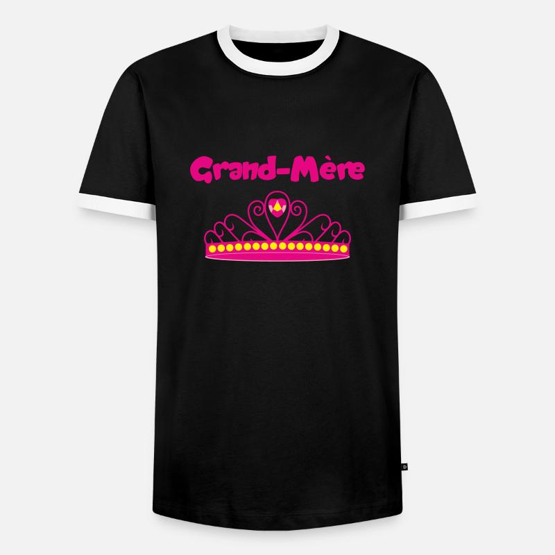 Großmutter - Männer Kontrast-T-Shirt - Schwarz/Weiß