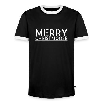 beard gang awesome beard animal welfare - Männer Kontrast-T-Shirt - Schwarz/Weiß - Vorne - AI Model Female 172 light (172cm) & AI Model Male 178 light (178cm)